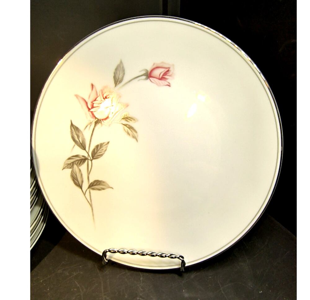 0977. Noritake China Salad Plate Rosemarie Pattern 6044